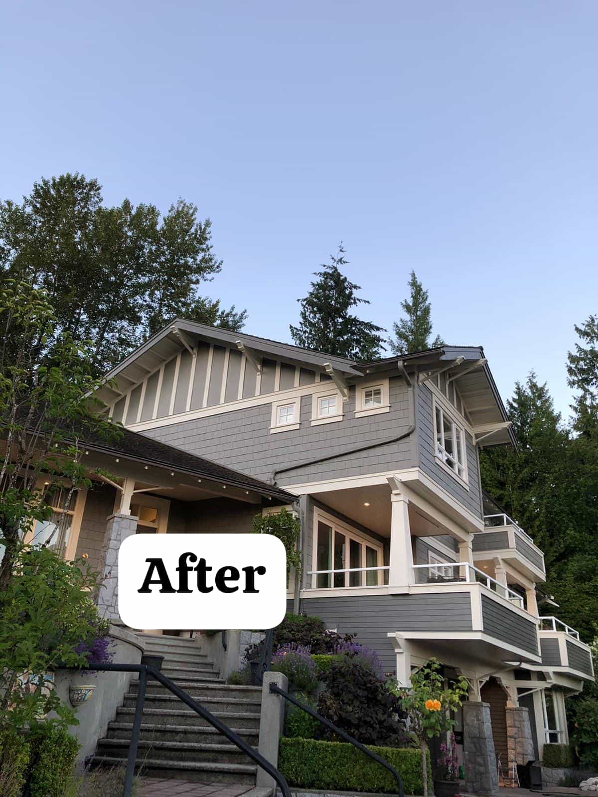 Building exterior after work